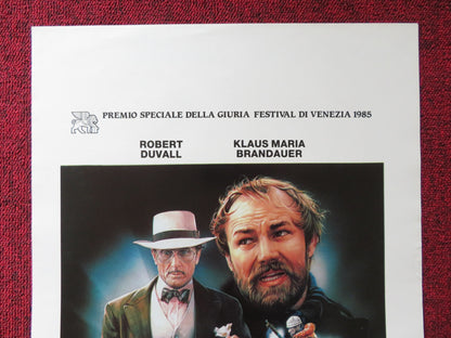 THE LIGHTSHIP ITALIAN LOCANDINA POSTER ROBERT DUVALL KLAUS MARIA BRANDAUER 1985