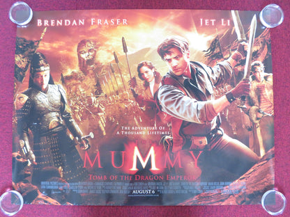 THE MUMMY: TOMB OF THE DRAGON EMPEROR UK QUAD (30"x 40") ROLLED POSTER 2008