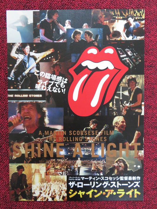 SHINE A LIGHT JAPANESE CHIRASHI (B5) POSTER MICK JAGGER MARTIN SCORSESE 2008