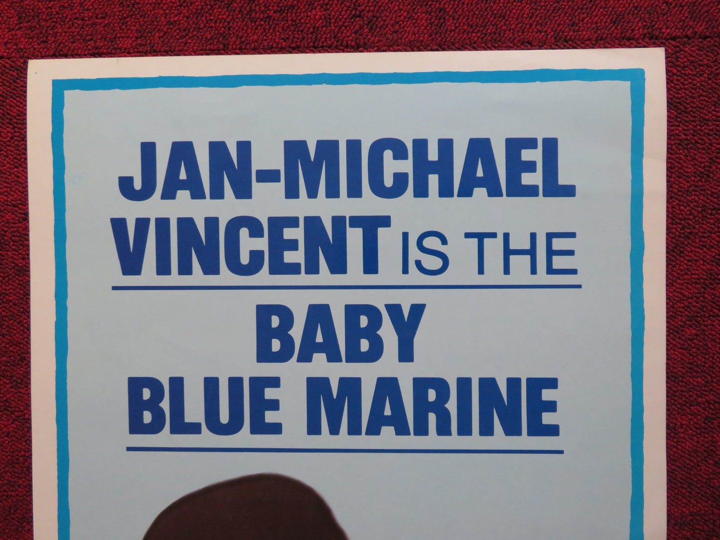 BABY BLUE MARINE US INSERT (14"x 36") POSTER JAN-MICHAEL VINCENT 1976