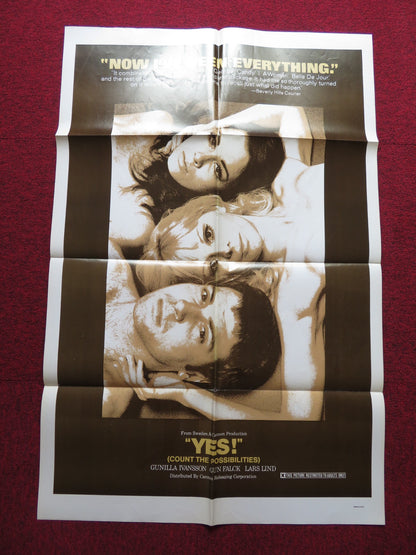 TO INGRID, MY LOVE, LISA  FOLDED US ONE SHEET POSTER GUNILLA IVANSSON 1970