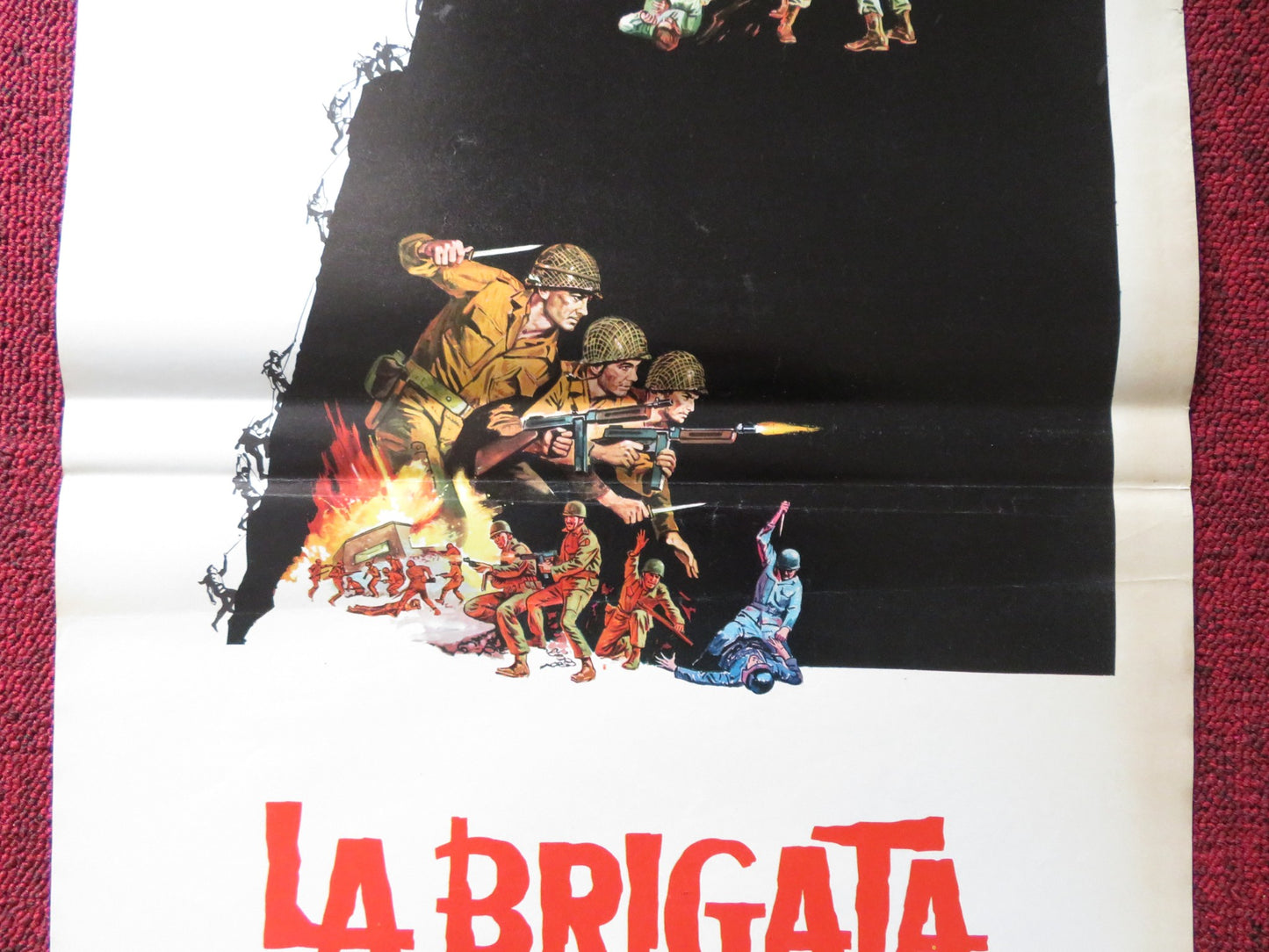 LA BRIGATA DEL DIAVOLO ITALIAN LOCANDINA POSTER WILLIAM HOLDEN 1968