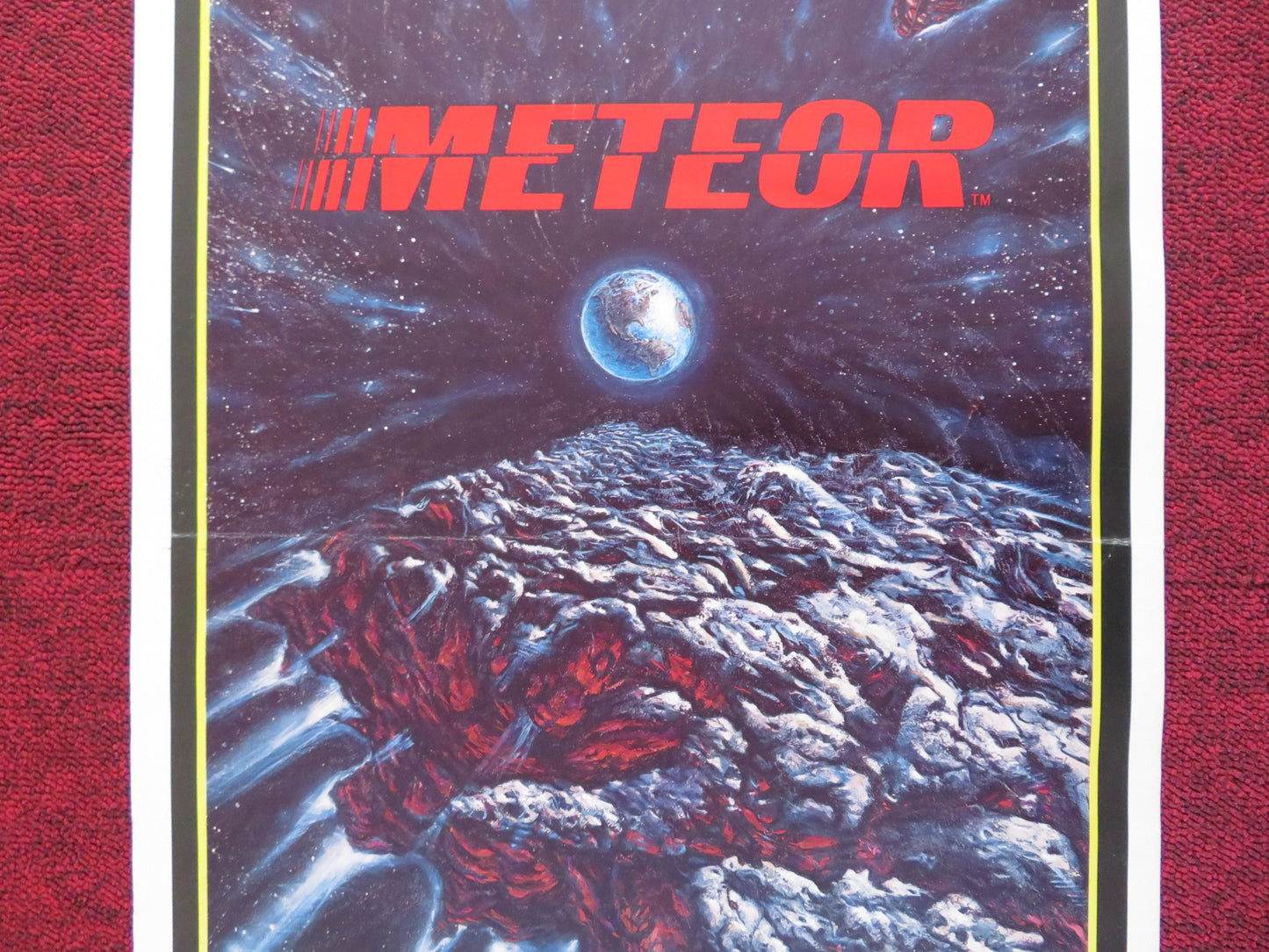 METEOR US INSERT (14"x 36") POSTER MARTIN LANDAU TREVOR HOWARD 1979