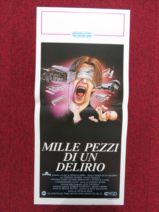 MILLE PEZZI DI UN DELIRIO ITALIAN LOCANDINA POSTER GARY OLDMAN LLOYD 1988