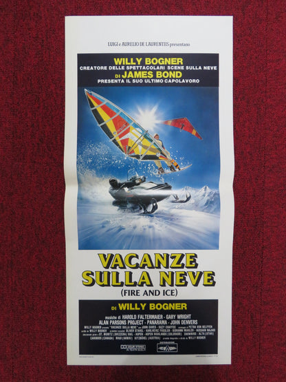 VACANZE SULLA NEVE ITALIAN LOCANDINA POSTER JOHN EAVES SUZY CHAFFEE 1987