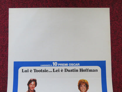 TOOTSIE ITALIAN LOCANDINA POSTER DUSTIN HOFFMAN JESSICA LANGE 1982