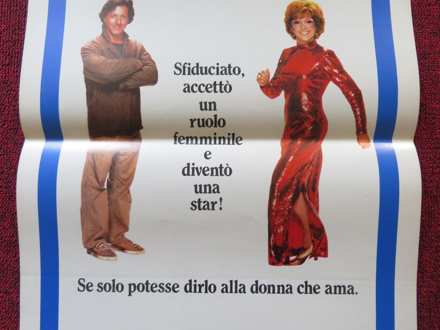 TOOTSIE ITALIAN LOCANDINA POSTER DUSTIN HOFFMAN JESSICA LANGE 1982