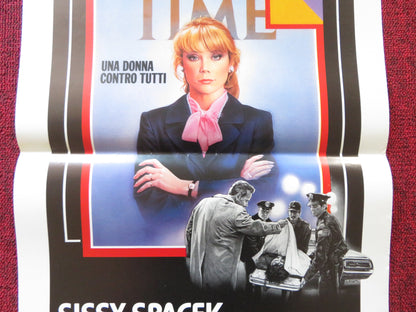 UNA DONNA UNA STORIA VERA ITALIAN LOCANDINA POSTER SISSY SPACEK M. FREEMAN 1985