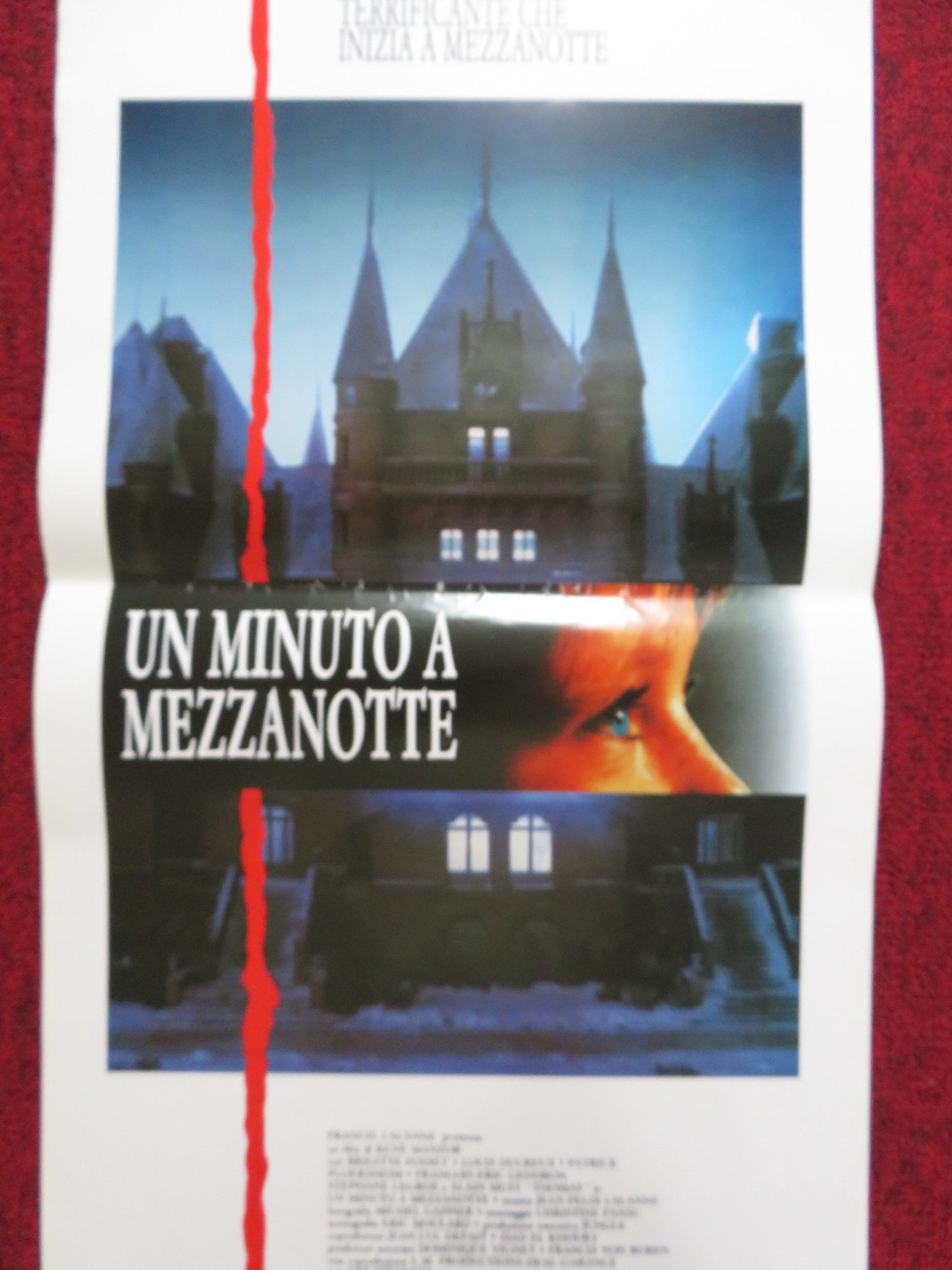 DEADLY GAMES ITALIAN LOCANDINA POSTER BRIGITTE FOSSEY LOUIS DUCREUX 1990