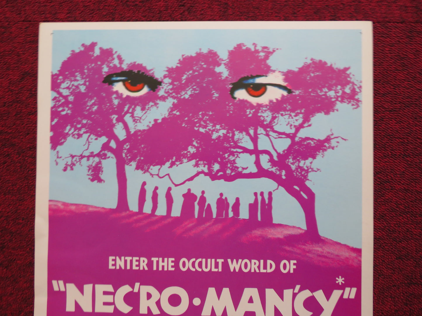 NECROMANCY US INSERT (14"x 36") POSTER ORSON WELLES PAMELA FRANKLIN 1972