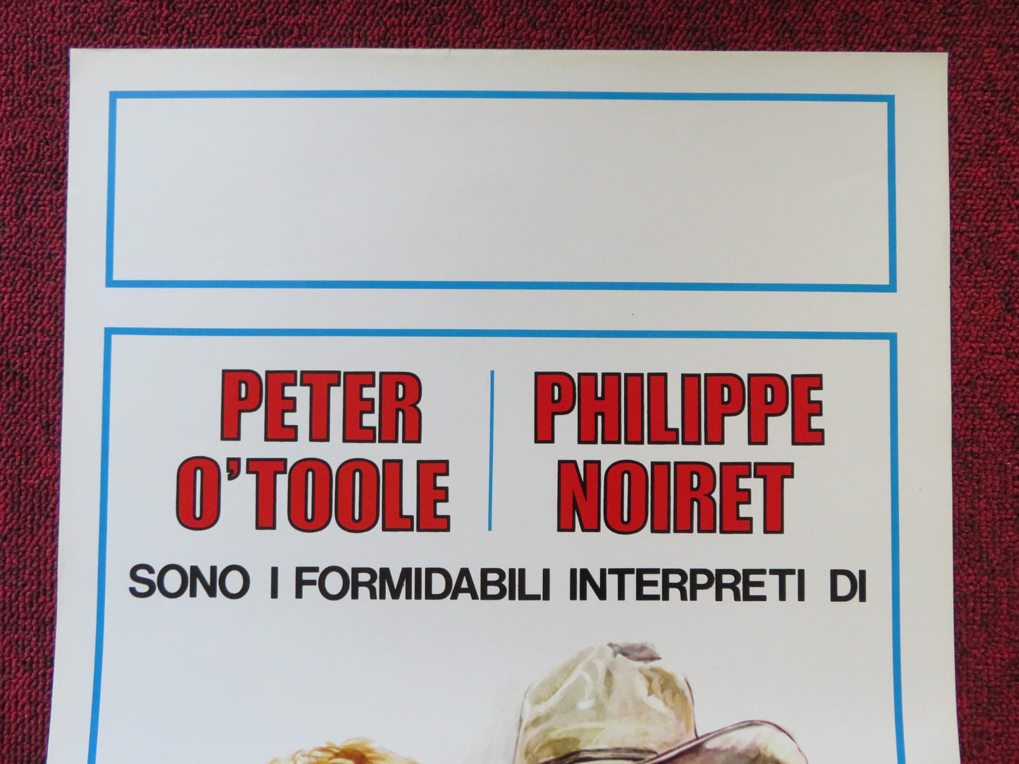 MURPHY'S WAR ITALIAN LOCANDINA POSTER PETER O'TOOLE PHILIPPE NOIRET 1971