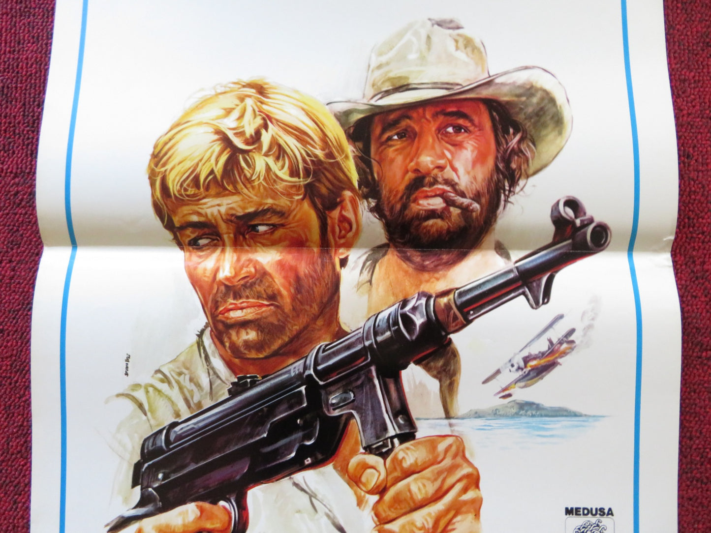 MURPHY'S WAR ITALIAN LOCANDINA POSTER PETER O'TOOLE PHILIPPE NOIRET 1971