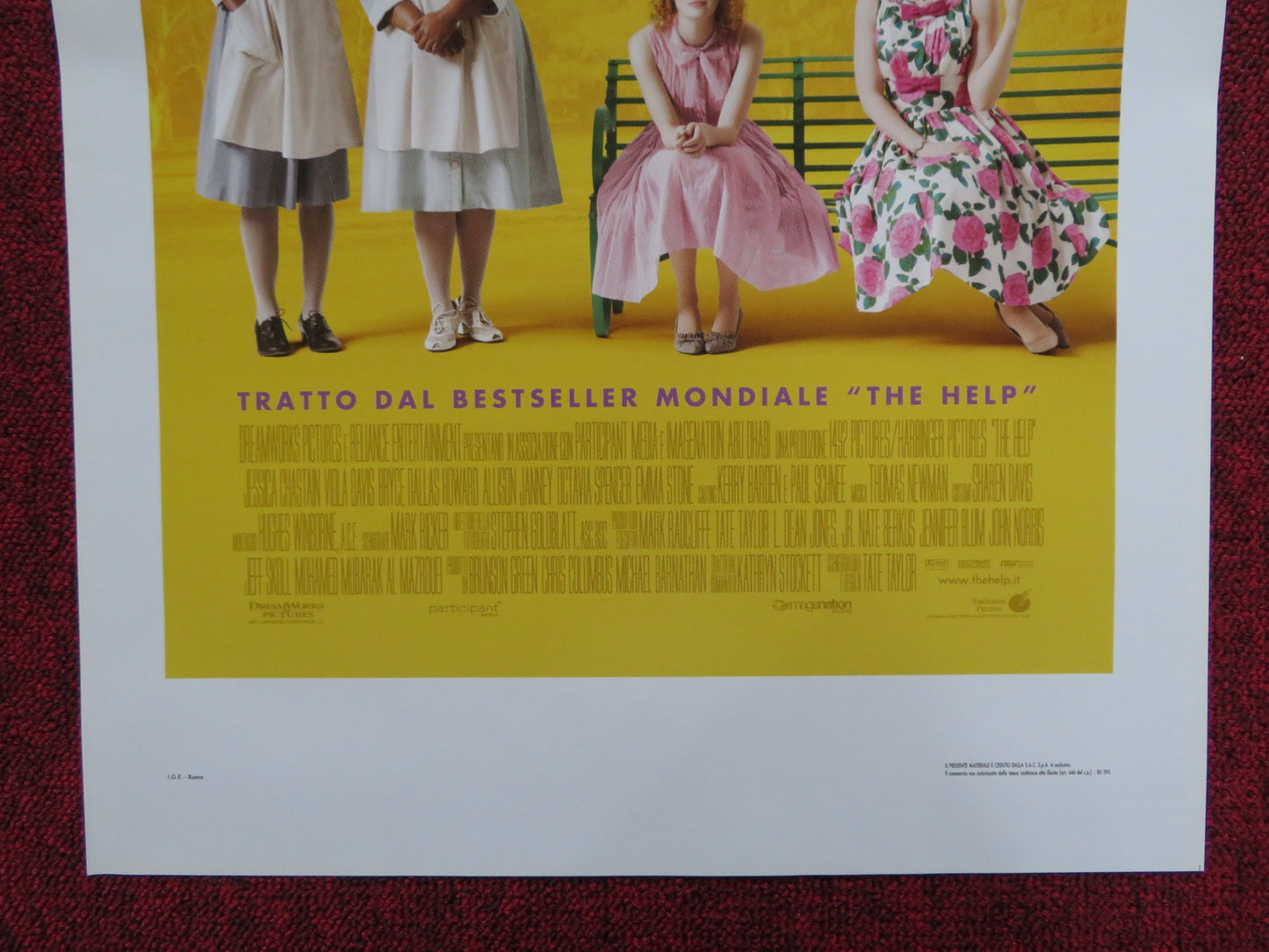 THE HELP ITALIAN LOCANDINA POSTER OCTAVIA SPENCER EMMA STONE 2011