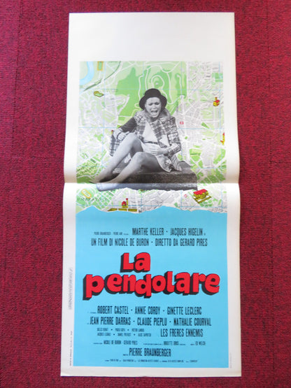 LA PENDOLARE ITALIAN LOCANDINA POSTER MARTHE KELLER JACQUES HIGELIN 1973