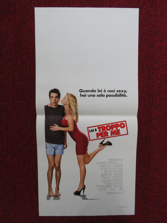 SHE'S OUT OF MY LEAGUE ITALIAN LOCANDINA POSTER JAY BARUCHEL ALICE EVE 2010