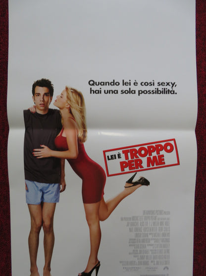 SHE'S OUT OF MY LEAGUE ITALIAN LOCANDINA POSTER JAY BARUCHEL ALICE EVE 2010