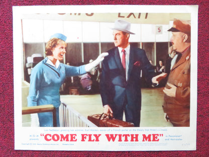 COME FLY WITH ME US LOBBY CARD FULL SET HUGH O'BRIAN PAMELA TIFFIN 1963