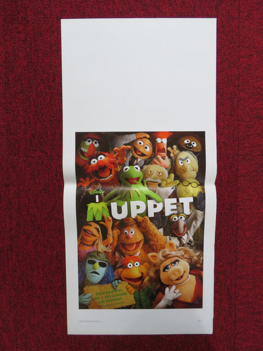 THE MUPPETS ITALIAN LOCANDINA POSTER DISNEY JASON SEGAL AMY ADAMS 2011