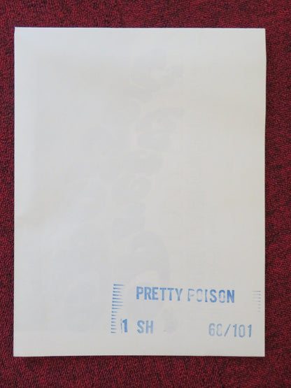 PRETTY POISON FOLDED US ONE SHEET POSTER ANTHONY PERKINS TUESDAY WELD 1968