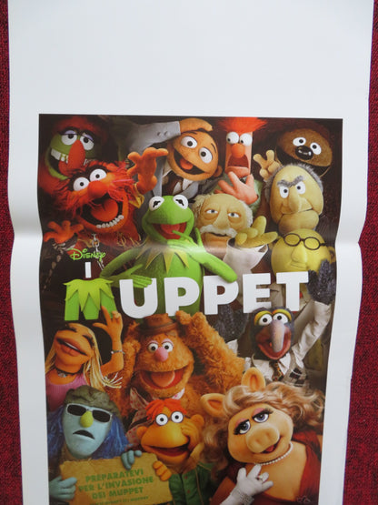 THE MUPPETS ITALIAN LOCANDINA POSTER DISNEY JASON SEGAL AMY ADAMS 2011