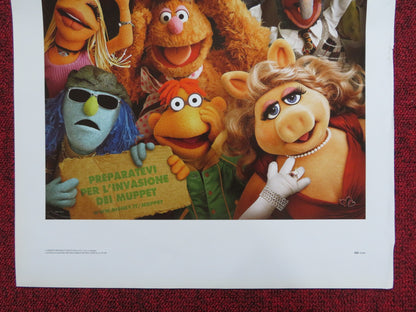 THE MUPPETS ITALIAN LOCANDINA POSTER DISNEY JASON SEGAL AMY ADAMS 2011