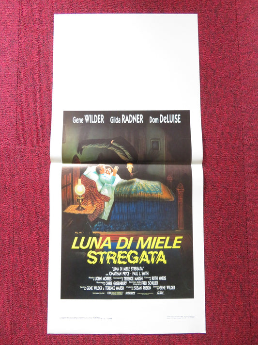 HAUNTED HONEYMOON ITALIAN LOCANDINA POSTER GENE WILDER DOM DELUISE 1986