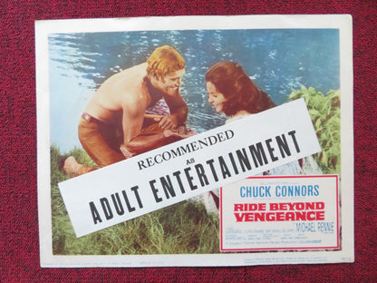 RIDE BEYOND VENGEANCE US LOBBY CARD FULL SET CHUCK CONNORS MICHAEL RENNIE 1966