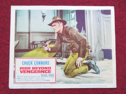 RIDE BEYOND VENGEANCE US LOBBY CARD FULL SET CHUCK CONNORS MICHAEL RENNIE 1966