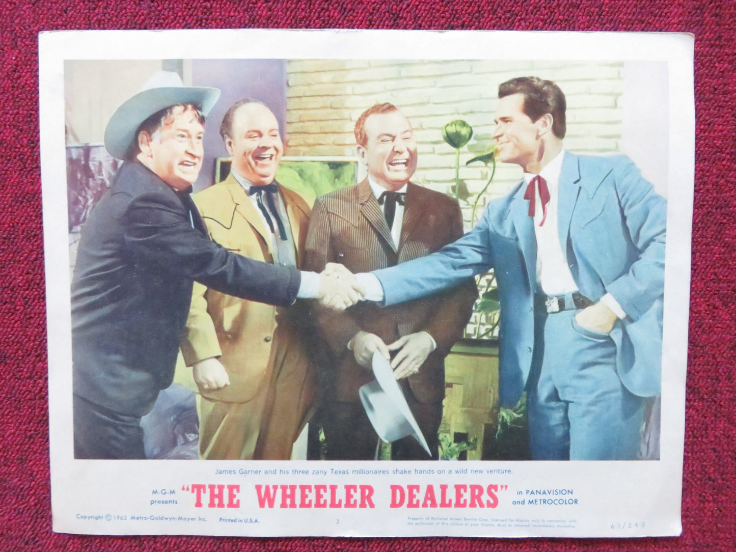 THE WHEELERS DEALERS US LOBBY CARD FULL SET JAMES GARNER LEE REMICK 1963