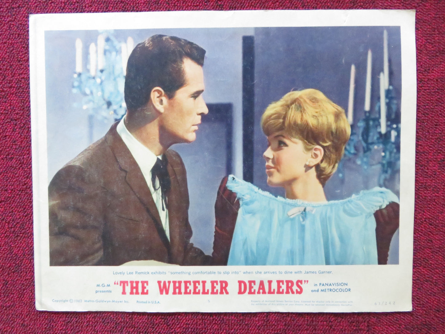 THE WHEELERS DEALERS US LOBBY CARD FULL SET JAMES GARNER LEE REMICK 1963