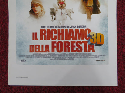 CALL OF THE WILD 3D ITALIAN LOCANDINA POSTER CHRISTOPHER LLOYD ARIEL GADE 2009