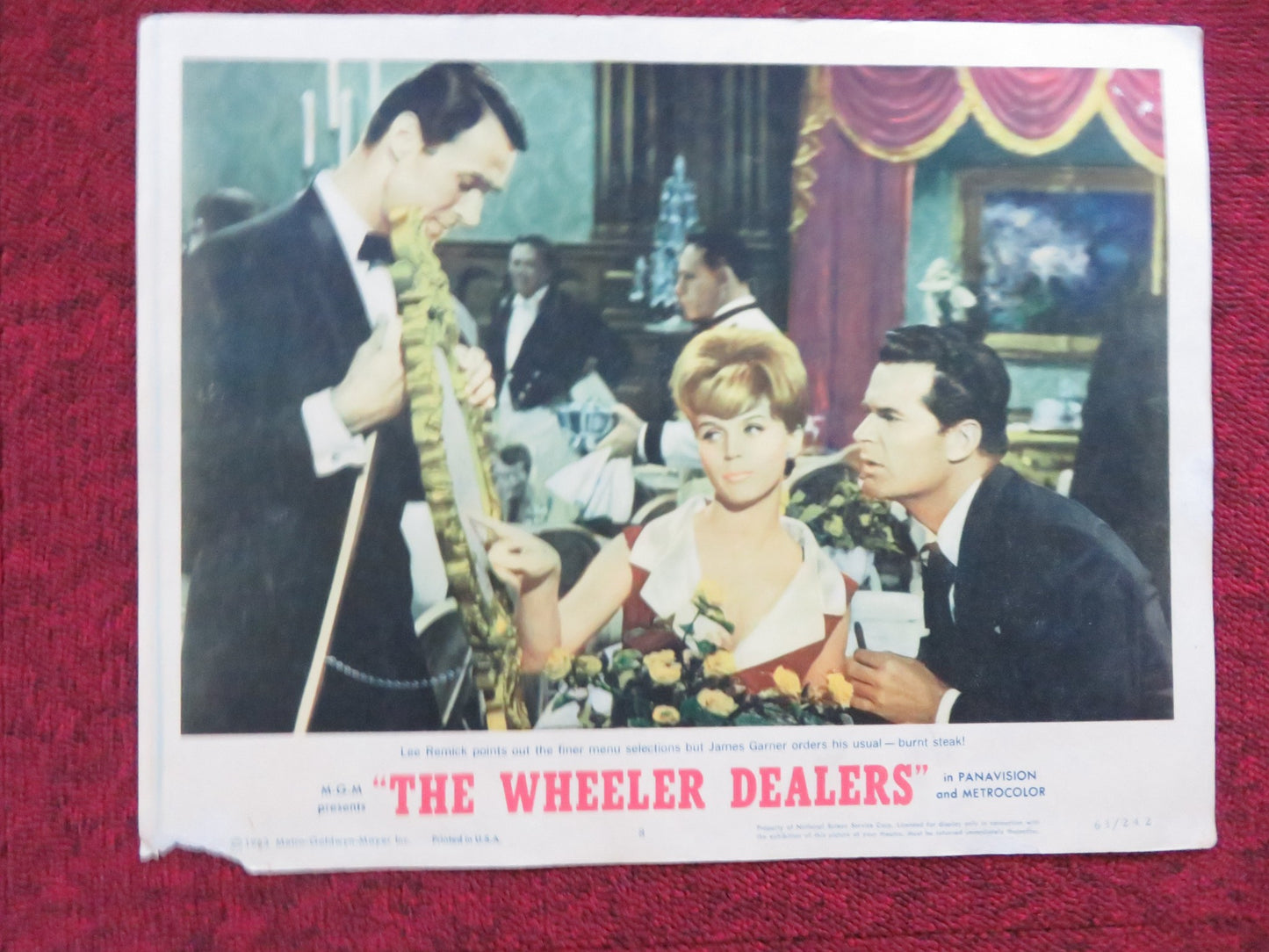 THE WHEELERS DEALERS US LOBBY CARD FULL SET JAMES GARNER LEE REMICK 1963