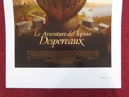 THE TALE OF DESPEREAUX ITALIAN LOCANDINA POSTER MATTHEW BRODERICK HOFFMAN 2008