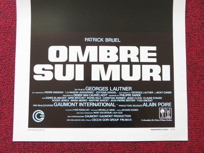 OMBRE SUI MURI ITALIAN LOCANDINA POSTER PATRICK BRUEL ANNE BROCHET 1988