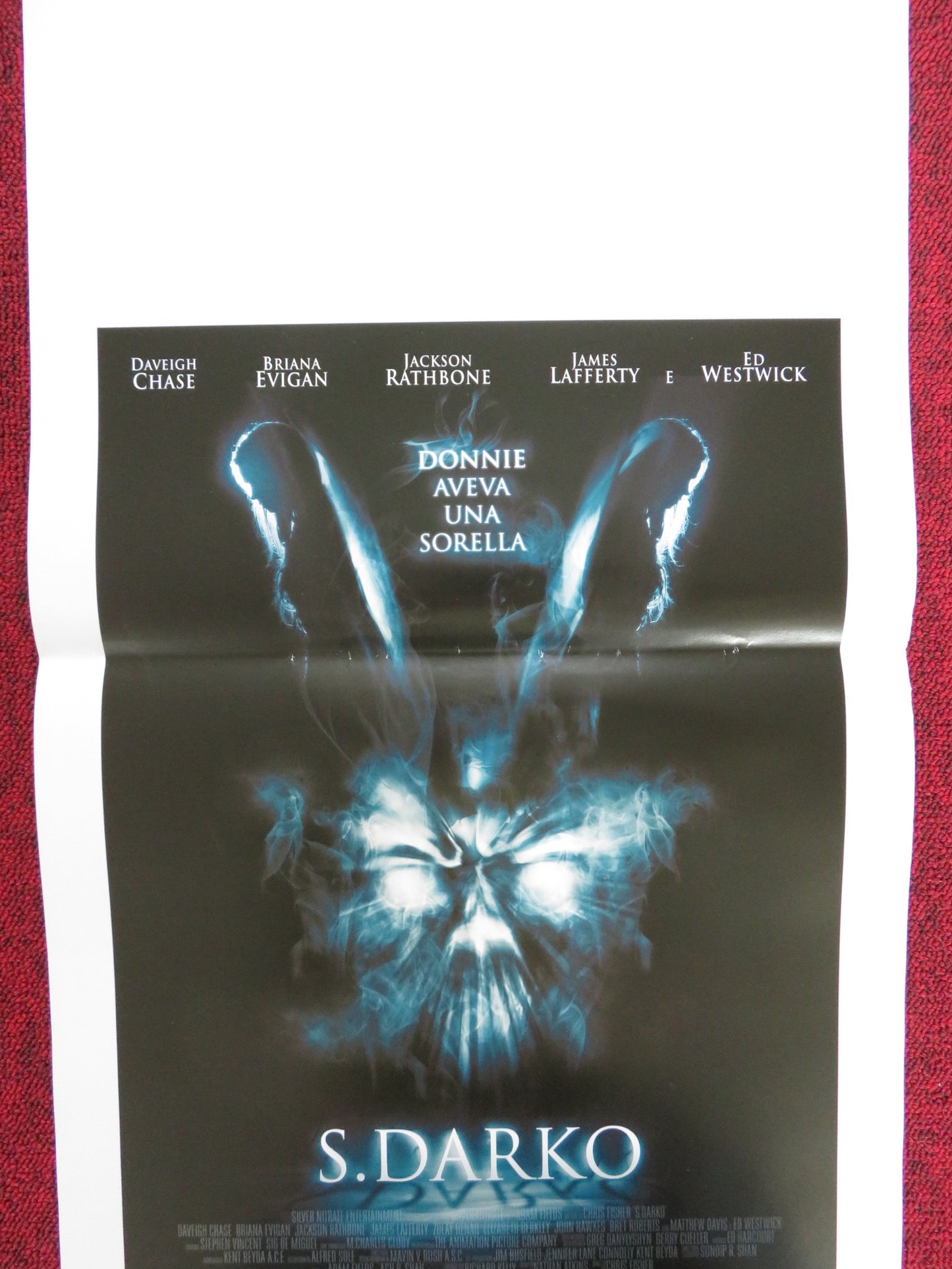 S. DARKO ITALIAN LOCANDINA POSTER DAVEIGH CHASE BRIANA EVIGAN 2009