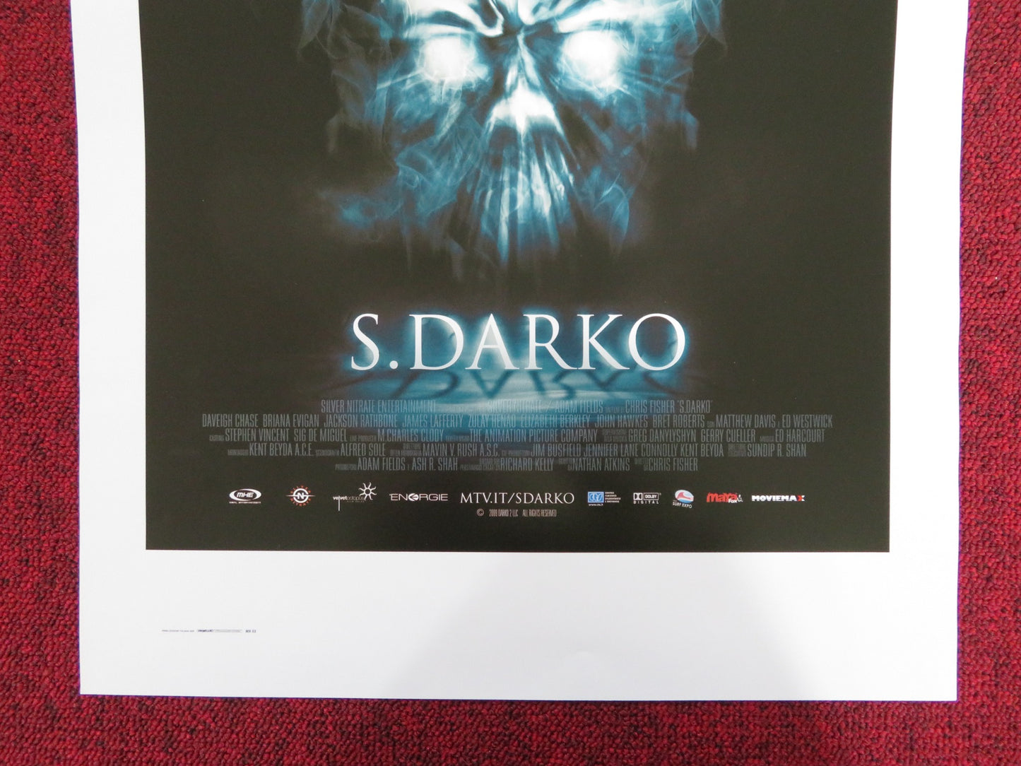 S. DARKO ITALIAN LOCANDINA POSTER DAVEIGH CHASE BRIANA EVIGAN 2009