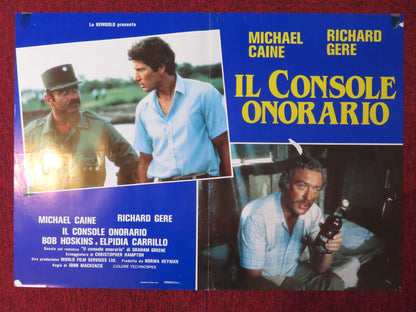 THE HONORARY CONSUL - C ITALIAN FOTOBUSTA POSTER MICHAEL CAINE RICHARD GERE 1983