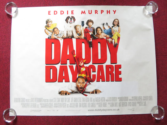 DADDY DAY CARE UK QUAD ROLLED POSTER EDDIE MURPHY STEVE ZAHN 2003