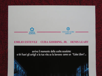 JUDGMENT NIGHT ITALIAN LOCANDINA POSTER EMILIO ESTEVEZ CUBA GOODING JR. 1994