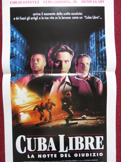 JUDGMENT NIGHT ITALIAN LOCANDINA POSTER EMILIO ESTEVEZ CUBA GOODING JR. 1994