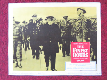 THE FINEST HOURS US LOBBY CARD FULL SET ORSON WELLES WINSTON CHURCHILL 1964