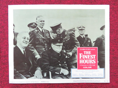 THE FINEST HOURS US LOBBY CARD FULL SET ORSON WELLES WINSTON CHURCHILL 1964