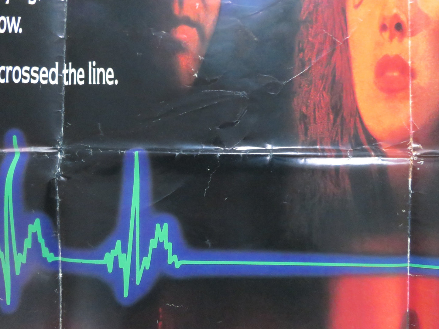 FLATLINERS UK QUAD POSTER FOLDED SUTHERLAND JULIA ROBERTS KEVIN BACON 1990