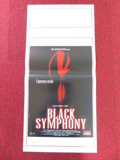 BLACK SYMPHONY ITALIAN LOCANDINA POSTER SILKE JORGE SANZ 2001