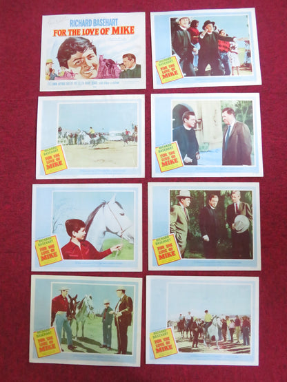 FOR THE LOVE OF MIKE US LOBBY CARD FULL SET RICHARD BASEHEART STUARY ERWIN 1960