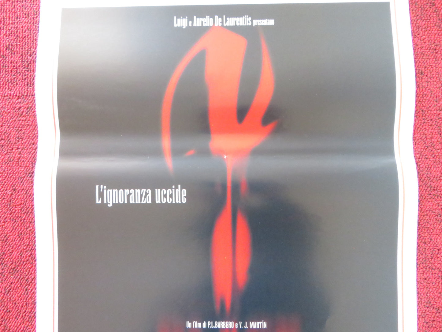 BLACK SYMPHONY ITALIAN LOCANDINA POSTER SILKE JORGE SANZ 2001