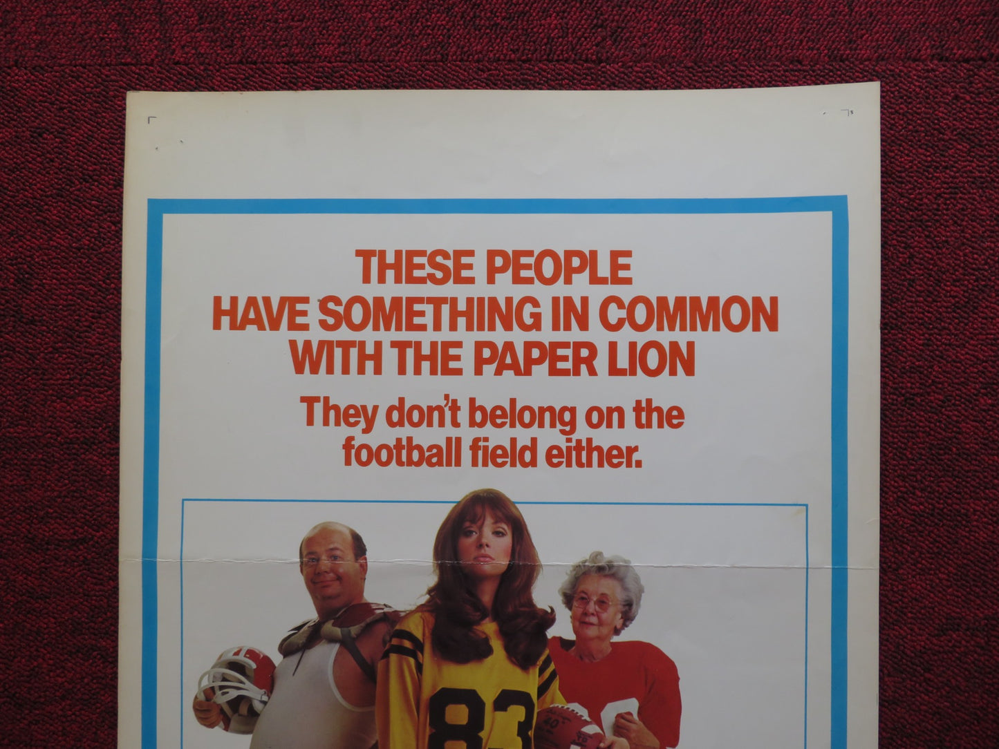 PAPER LION US INSERT (14"x 36") POSTER ALAN ALDA 1968