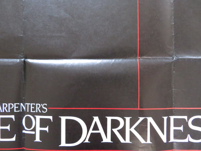 PRINCE OF DARKNESS UK QUAD POSTER FOLDED CARPENTER DONALD PLEASENCE 1987