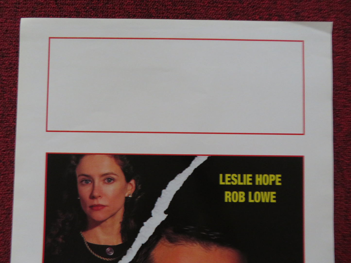 FIRST DEGREE ITALIAN LOCANDINA POSTER LESLIE HOPE ROB LOWE 1995