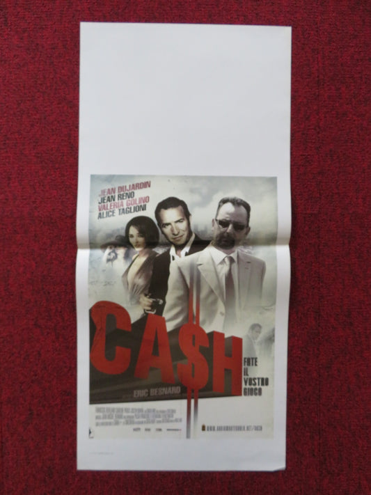 CASH ITALIAN LOCANDINA POSTER JEAN RENO JEAN DUJARDIN 2008